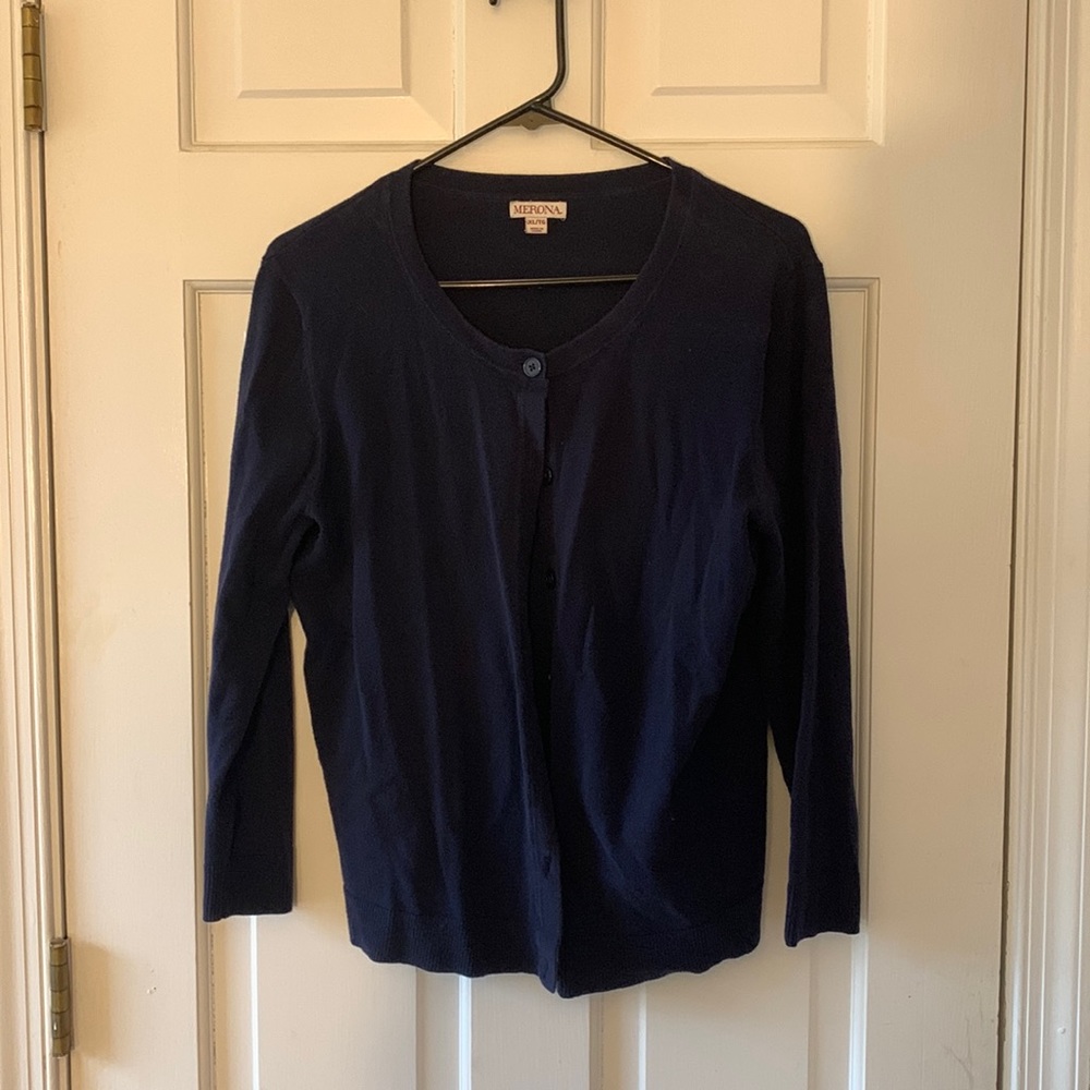Women’s Navy Cardigan XL Merona